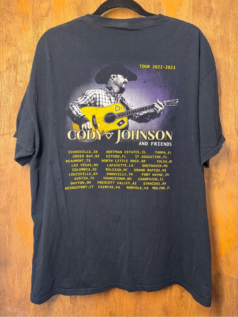 Cody Johnson 2022-2023 Band Tour T-Shirt